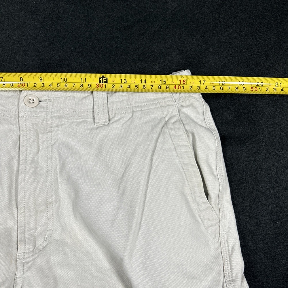 Vintage Gap‎ Standard Cargo Pants Mens 33x30 Khaki Cotton Loose Utility Baggy - Picture 9 of 11